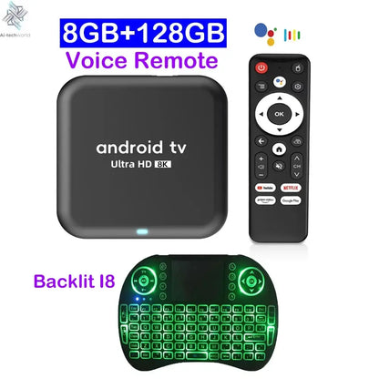 Q18 8K RK3518 Smart TV Box Android 16 Google Assistant BT6.0 Ram 4GB 8GB Rom 64GB 128GB 256GB Wifi 5G Media Player Set Top Box Ai-TechWorld 
