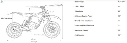 QRONGE X1 Spark Electric Dirt Bike 4500W Peak&Up to 60 Miles 50MPH 60V 28.8Ah Battery E-Bike 14/12" Fat Tire Electric Motorcycle Ai-TechWorld 