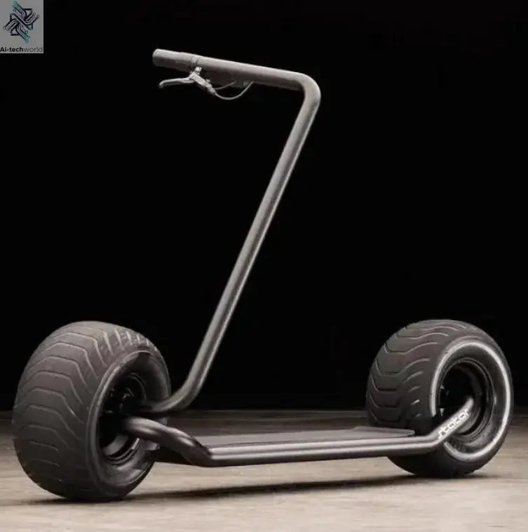Qiaozhi Newest Design Big Two Wheels Fat Tyre Citycoco 1500W Max Disc Brake Electric Scooters Steel Frame Ai-TechWorld 