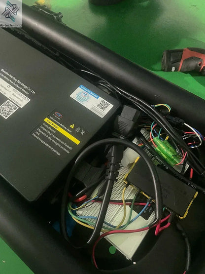 Qiaozhi Newest Design Big Two Wheels Fat Tyre Citycoco 1500W Max Disc Brake Electric Scooters Steel Frame Ai-TechWorld 