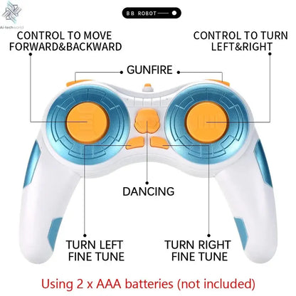 RC Robot 2.4G Radio Remote Control With Sound Watch Gesture Induction Sensor Intelligent Robot Car Model Kid Electronic Toy Gift Ai-TechWorld 