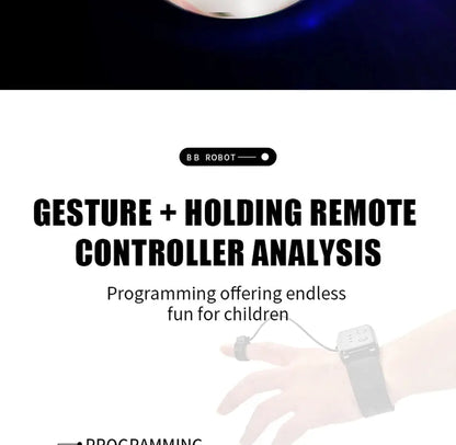 RC Robot 2.4G Radio Remote Control With Sound Watch Gesture Induction Sensor Intelligent Robot Car Model Kid Electronic Toy Gift Ai-TechWorld 