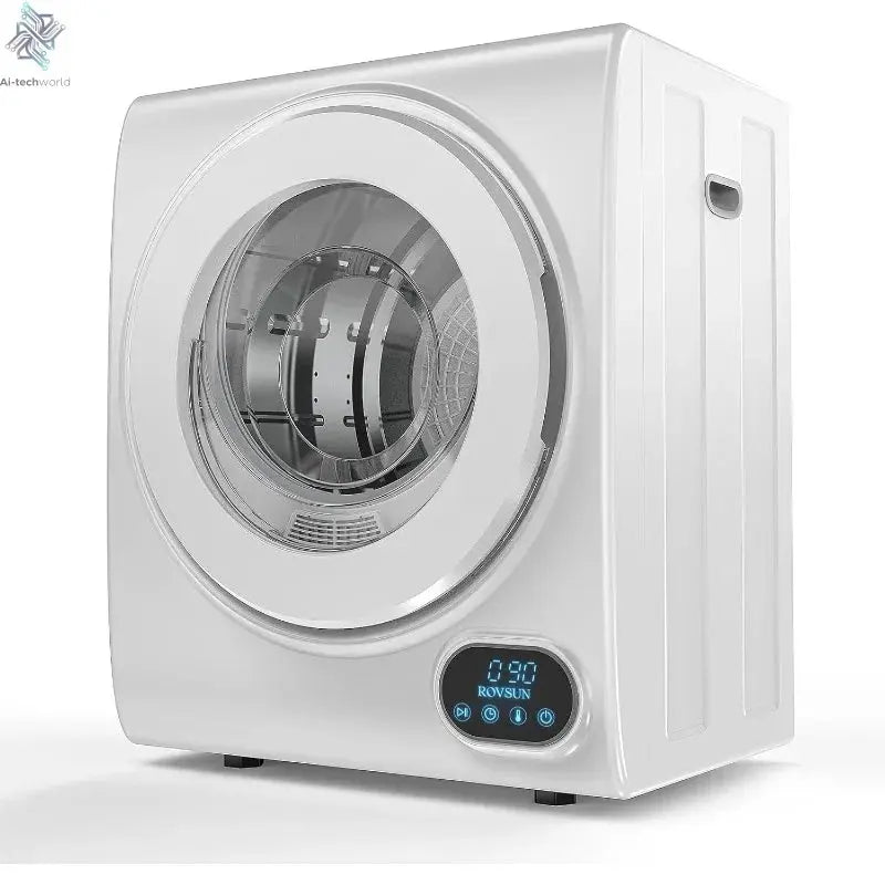 ROVSUN Portable Clothes Dryer, 110V 850W High End Front Load Laundry Tumble Dryer, 1.5 cu.ft Electric Dryer - Ai - TechWorld