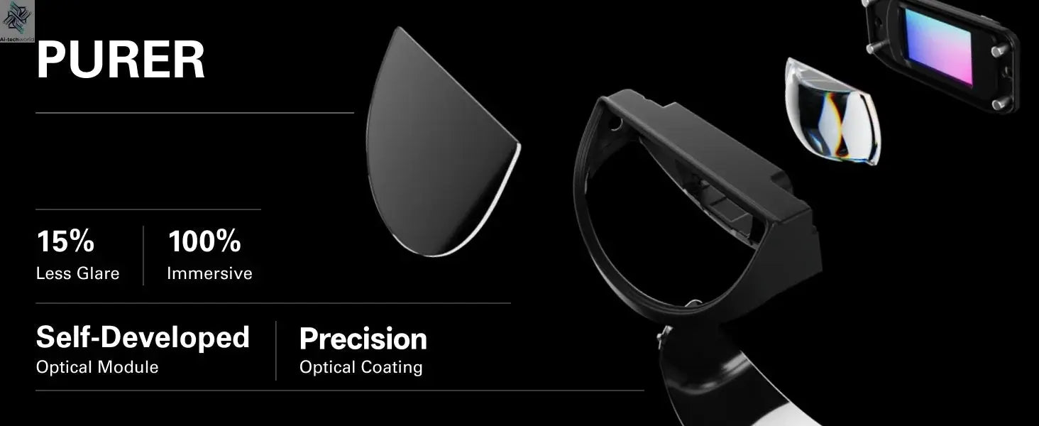 RayNeo Air 3S Pro smart AR glasses, 135-inch HD viewing, 1200Nits brightness, 3D surround sound Ai-TechWorld 