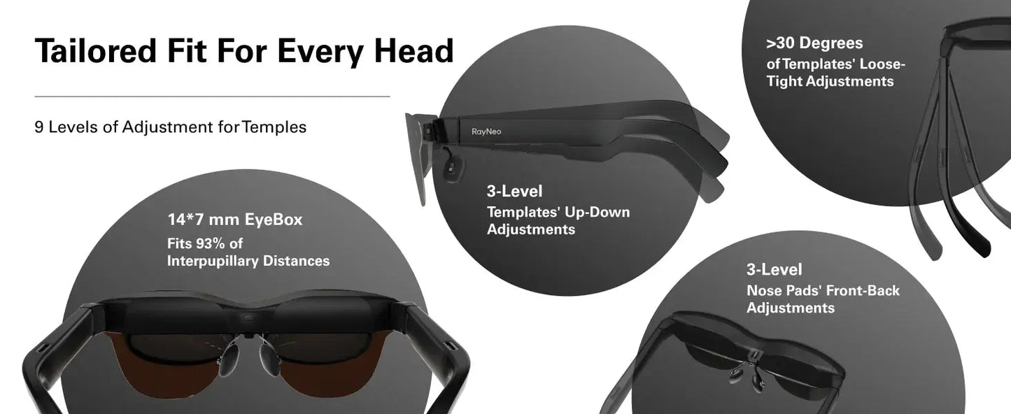 RayNeo Air 3S Pro smart AR glasses, 135-inch HD viewing, 1200Nits brightness, 3D surround sound Ai-TechWorld 