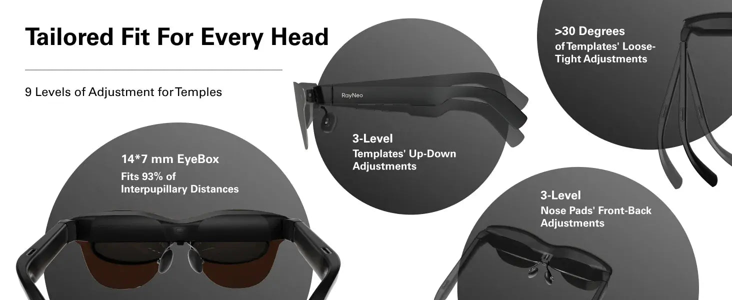 RayNeo Air 3S Pro smart AR glasses, 135-inch HD viewing, 1200Nits brightness, 3D surround sound Ai-TechWorld 