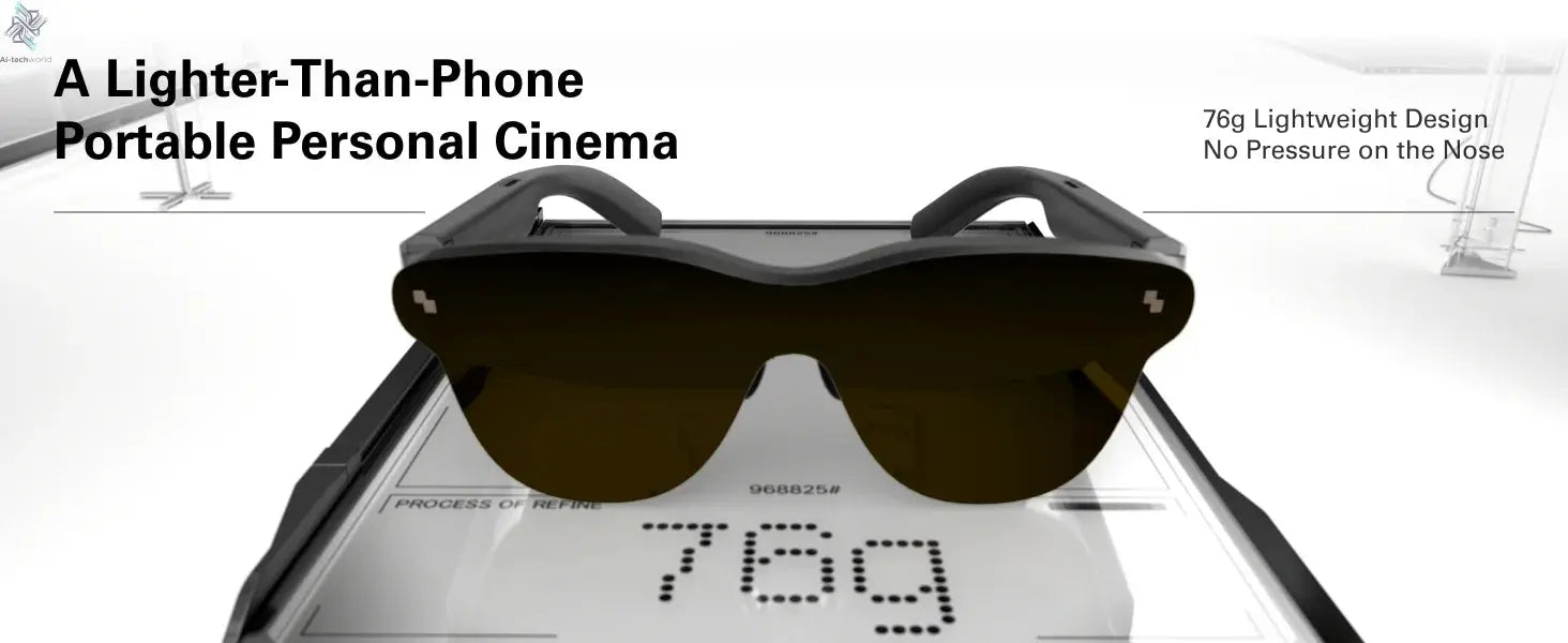 RayNeo Air 3S Pro smart AR glasses, 135-inch HD viewing, 1200Nits brightness, 3D surround sound Ai-TechWorld 
