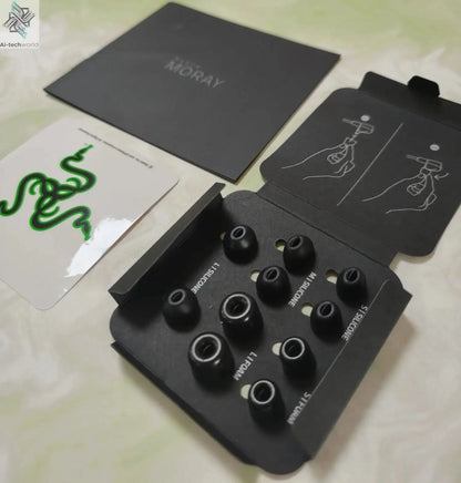 Razer Moray Ergonomic In-ear Monitor for All-day Streaming Hybrid Dual-driver Acoustic Design Superior Passive Noise Isolation Ai-TechWorld 