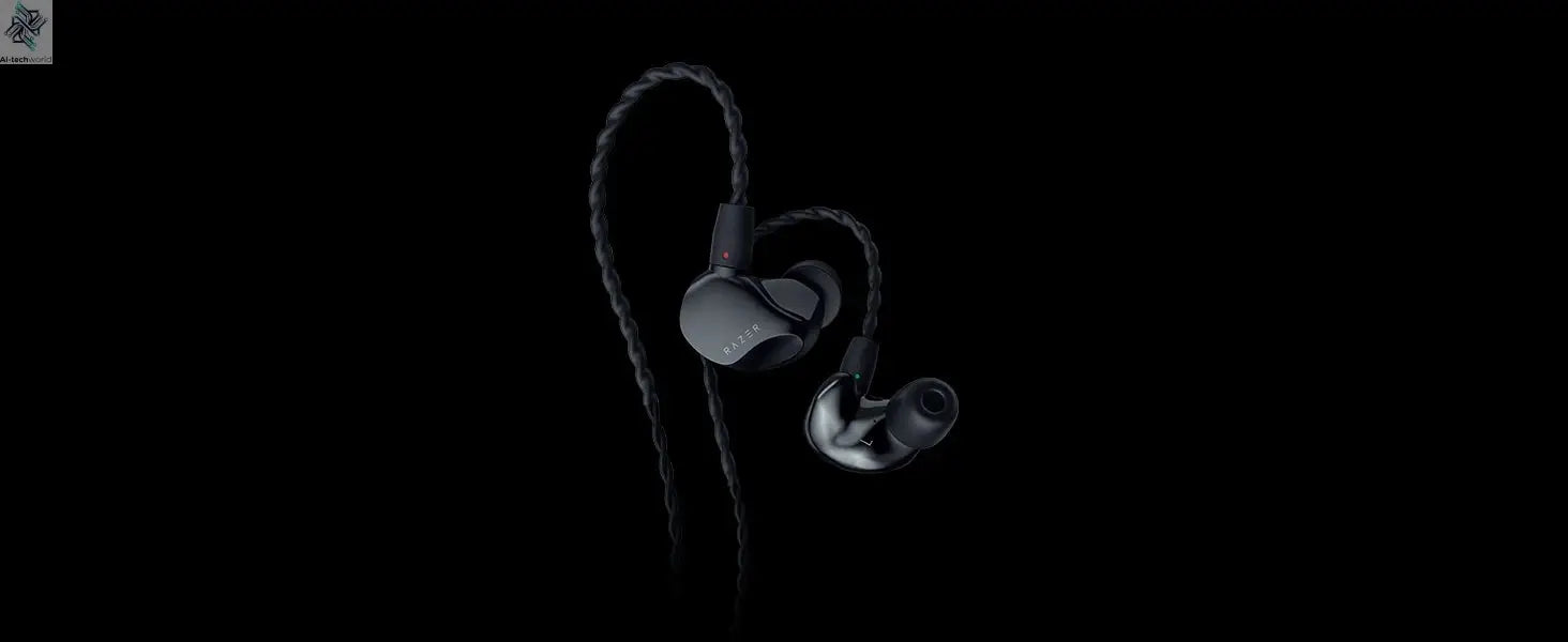 Razer Moray Ergonomic In-ear Monitor for All-day Streaming Hybrid Dual-driver Acoustic Design Superior Passive Noise Isolation Ai-TechWorld 