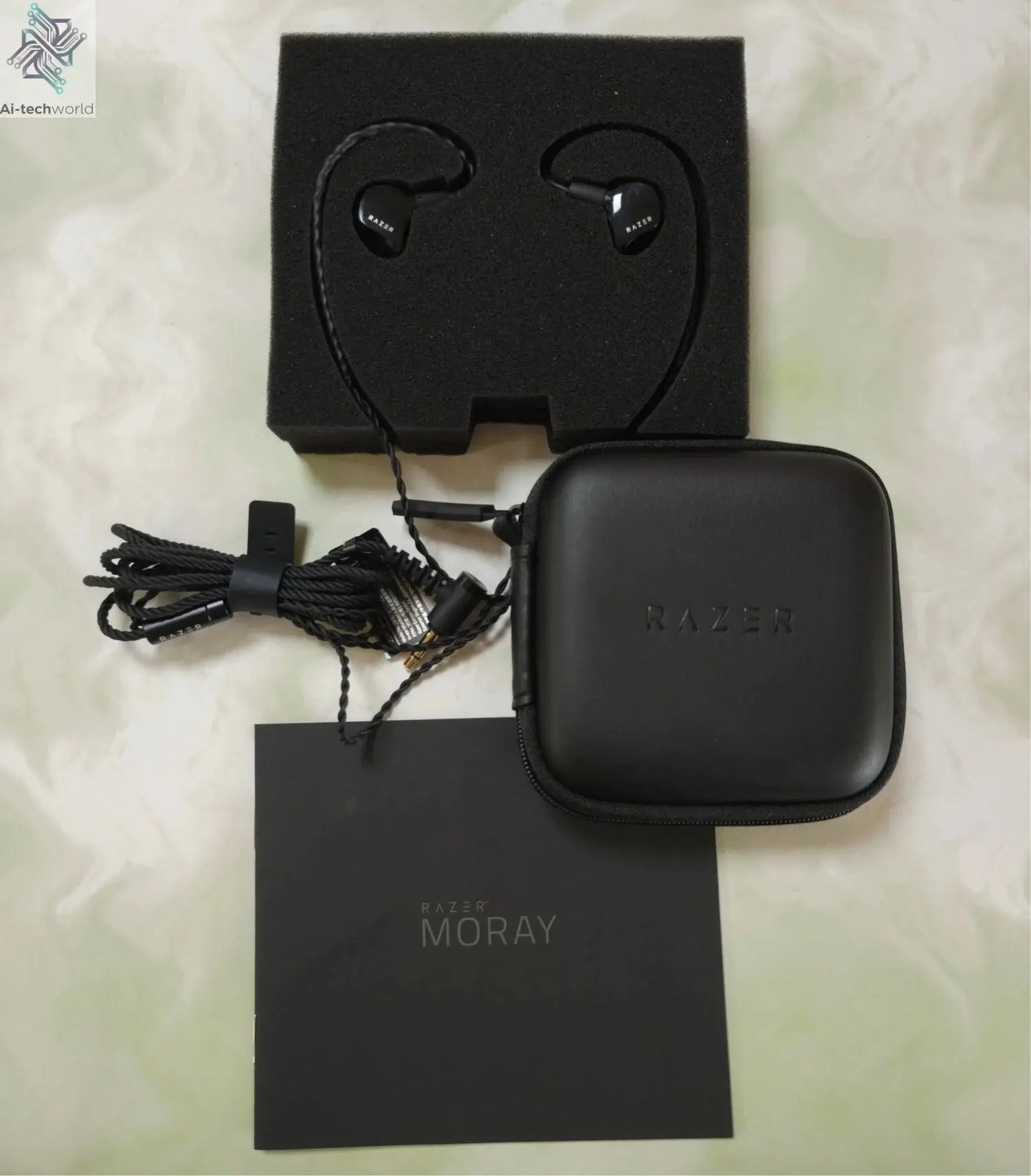 Razer Moray Ergonomic In-ear Monitor for All-day Streaming Hybrid Dual-driver Acoustic Design Superior Passive Noise Isolation Ai-TechWorld 