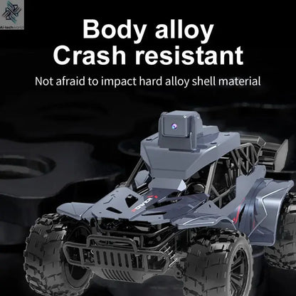 Rc Car with Camera Lcd Remote Fpv Real Time Transmission High Speed 2.4g Remote Control Car Voice Chat Toys For Kids Adults Ai-TechWorld 