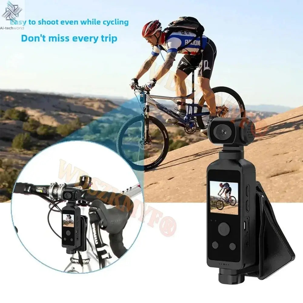 Real 5K/4K Mini Camera Pocket WIFI Outdoor DV 270°Rotatable Bodycam with Waterproof Case Sports Action Portable Recorder Ai-TechWorld 