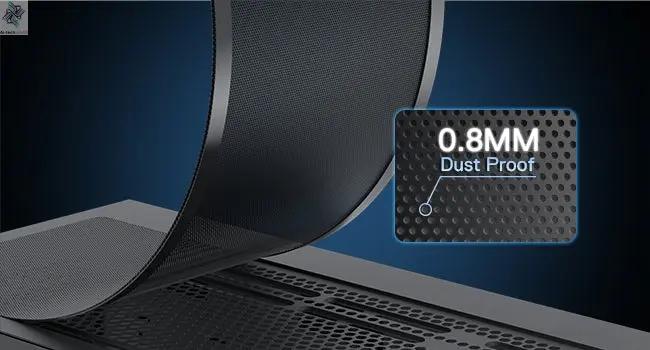 Redragon CA606 Gaming Back-Mounted ATX Computer Chassis,3 x 120mm Fans Pre-Installed 270° Full View PC Case, Ai-TechWorld 