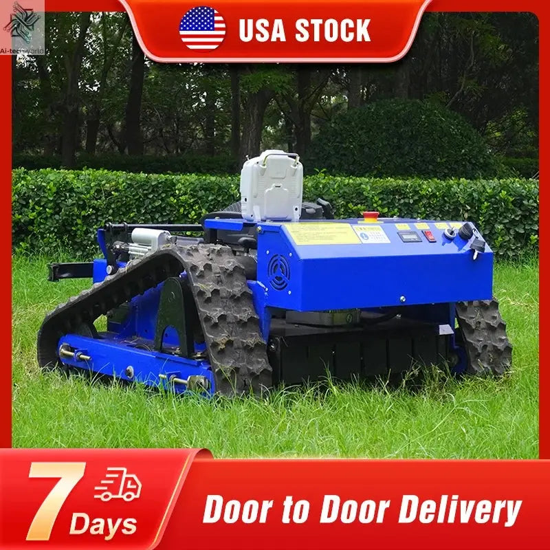 Remote Control Lawn Mower Crawler 7.5HP Tracked Radio Controlled - Ai-TechWorld