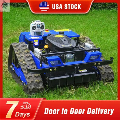 Remote Control Lawn Mower Crawler 7.5HP Tracked Radio Controlled - Ai-TechWorld