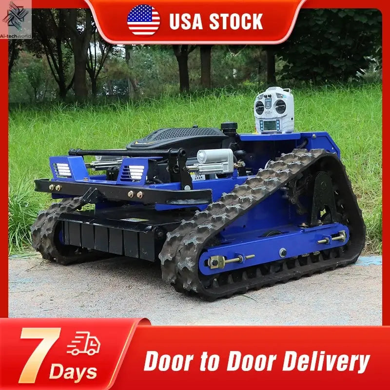 Remote Control Lawn Mower Crawler 7.5HP Tracked Radio Controlled - Ai-TechWorld