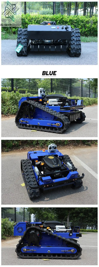 Remote Control Lawn Mower Crawler 7.5HP Tracked Radio Controlled - Ai-TechWorld