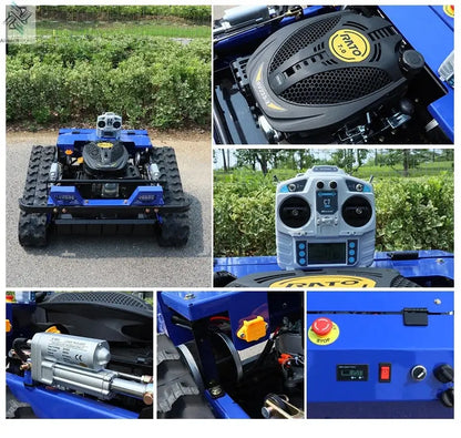 Remote Control Lawn Mower Crawler 7.5HP Tracked Radio Controlled - Ai-TechWorld