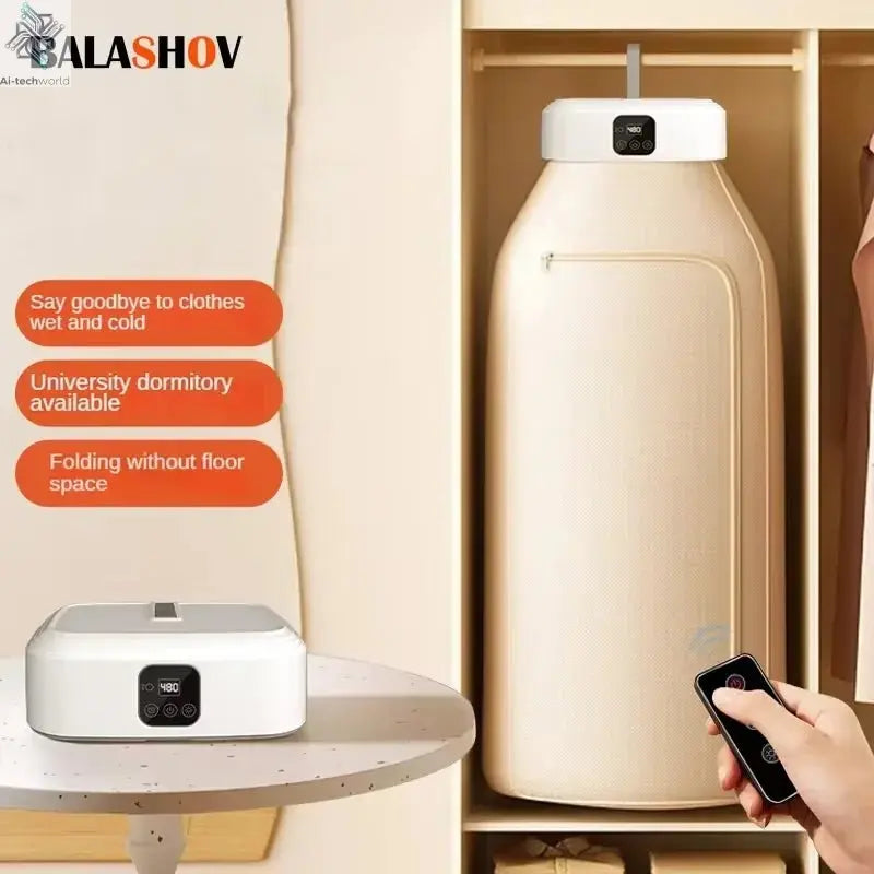 Remote Control Multifunctional Dryer Electric Clothes Home Cabinet Floor Machine Laundry Dryers Warm Air Dryer With Timing Home - Ai - TechWorld