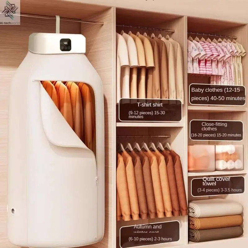 Remote Control Multifunctional Dryer Electric Clothes Home Cabinet Floor Machine Laundry Dryers Warm Air Dryer With Timing Home - Ai - TechWorld