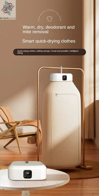 Remote Control Multifunctional Dryer Electric Clothes Home Cabinet Floor Machine Laundry Dryers Warm Air Dryer With Timing Home - Ai - TechWorld
