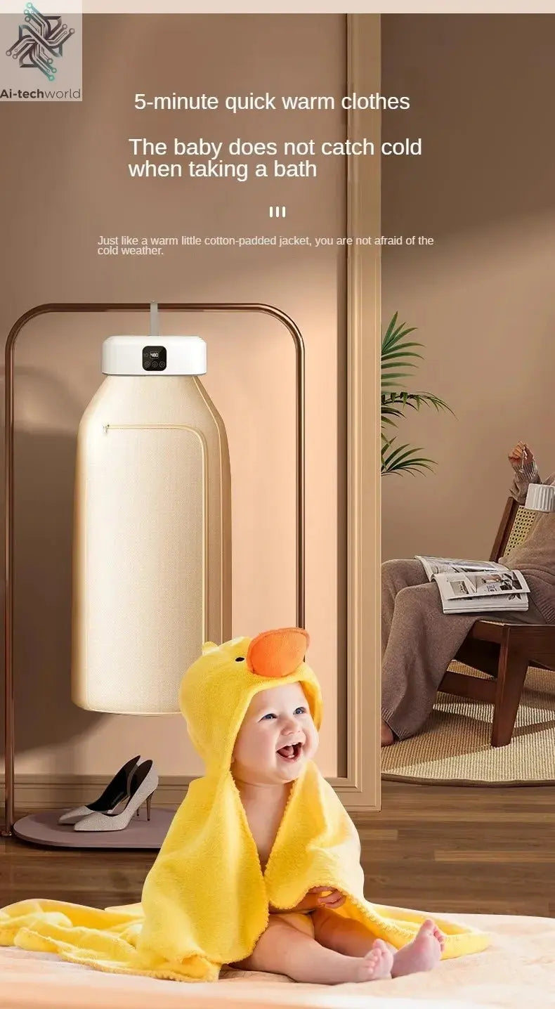 Remote Control Multifunctional Dryer Electric Clothes Home Cabinet Floor Machine Laundry Dryers Warm Air Dryer With Timing Home - Ai - TechWorld