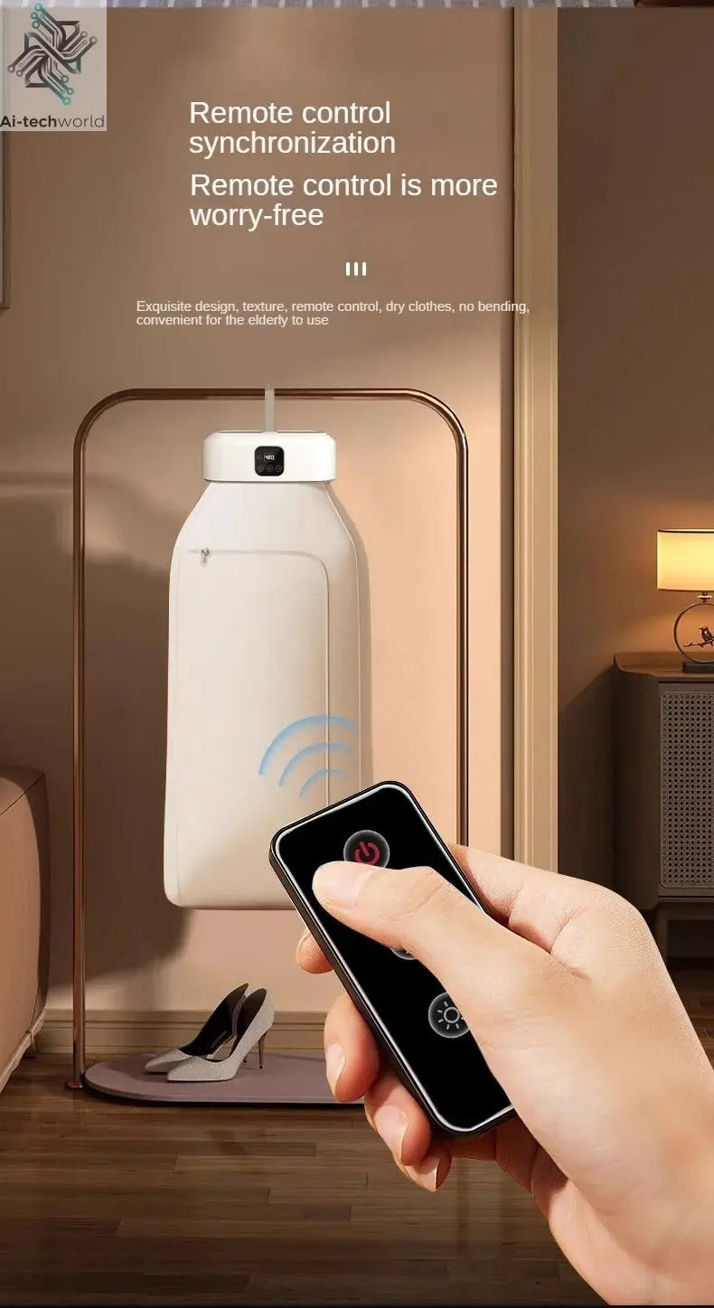 Remote Control Multifunctional Dryer Electric Clothes Home Cabinet Floor Machine Laundry Dryers Warm Air Dryer With Timing Home - Ai - TechWorld
