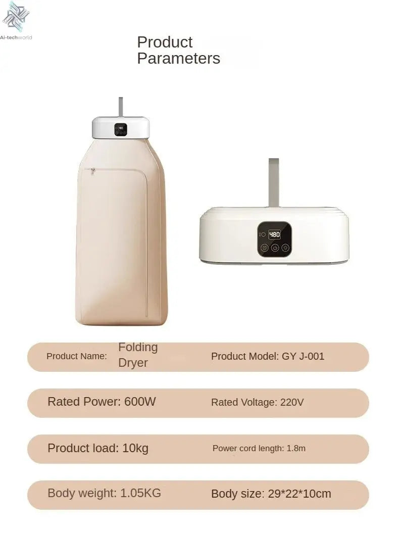 Remote Control Multifunctional Dryer Electric Clothes Home Cabinet Floor Machine Laundry Dryers Warm Air Dryer With Timing Home - Ai - TechWorld