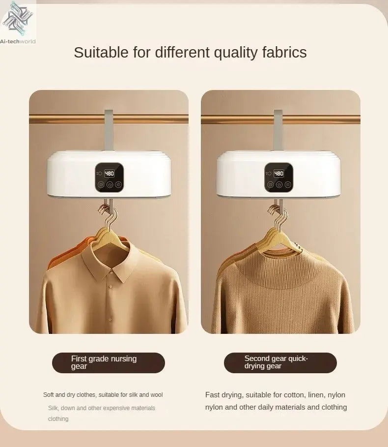 Remote Control Multifunctional Dryer Electric Clothes Home Cabinet Floor Machine Laundry Dryers Warm Air Dryer With Timing Home Ai-TechWorld