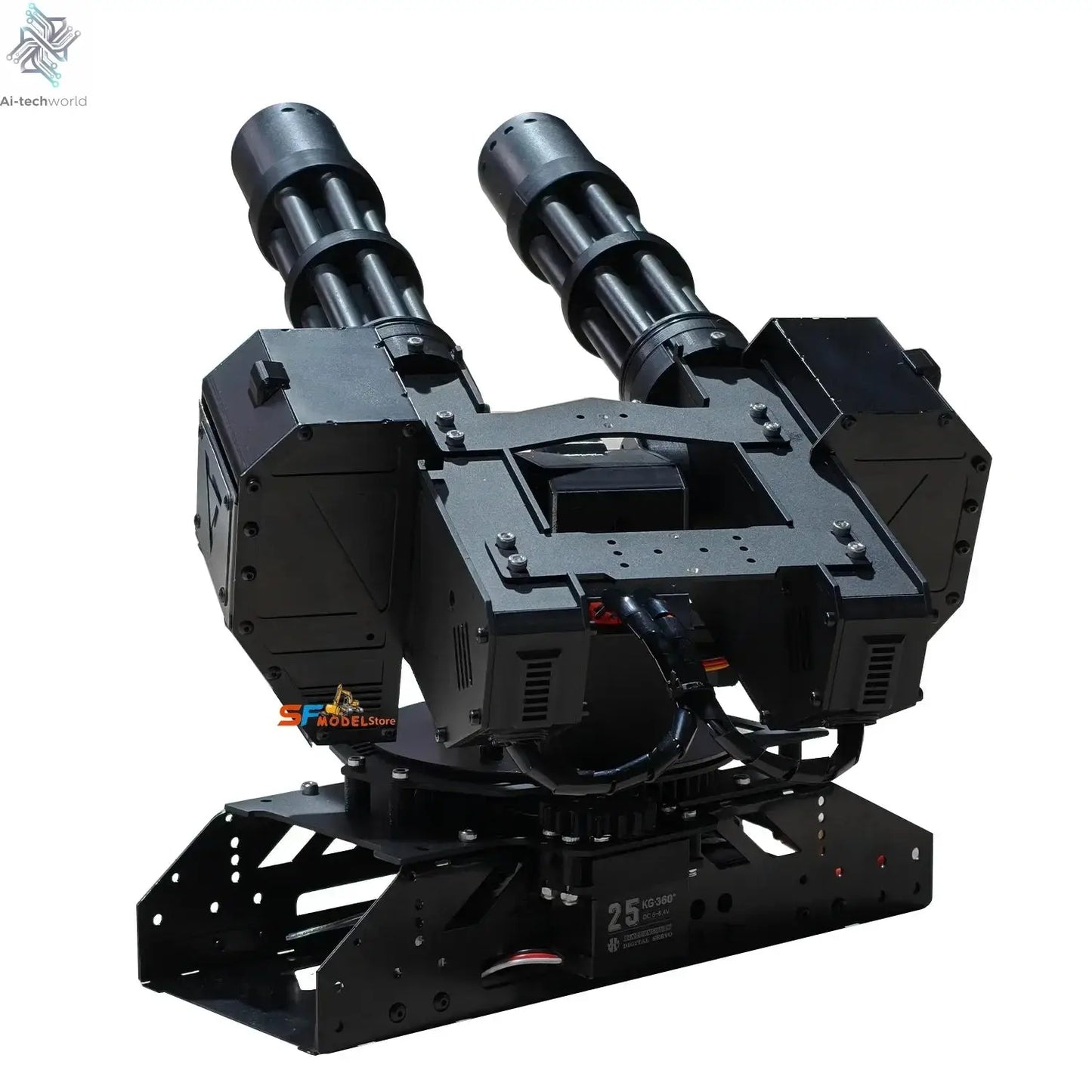 Remote Control Nitrate Ring Turret 1/14 Electric RC Truck Suitable for Model Toys Adult Remote Control Car Accessories Toys Ai-TechWorld 