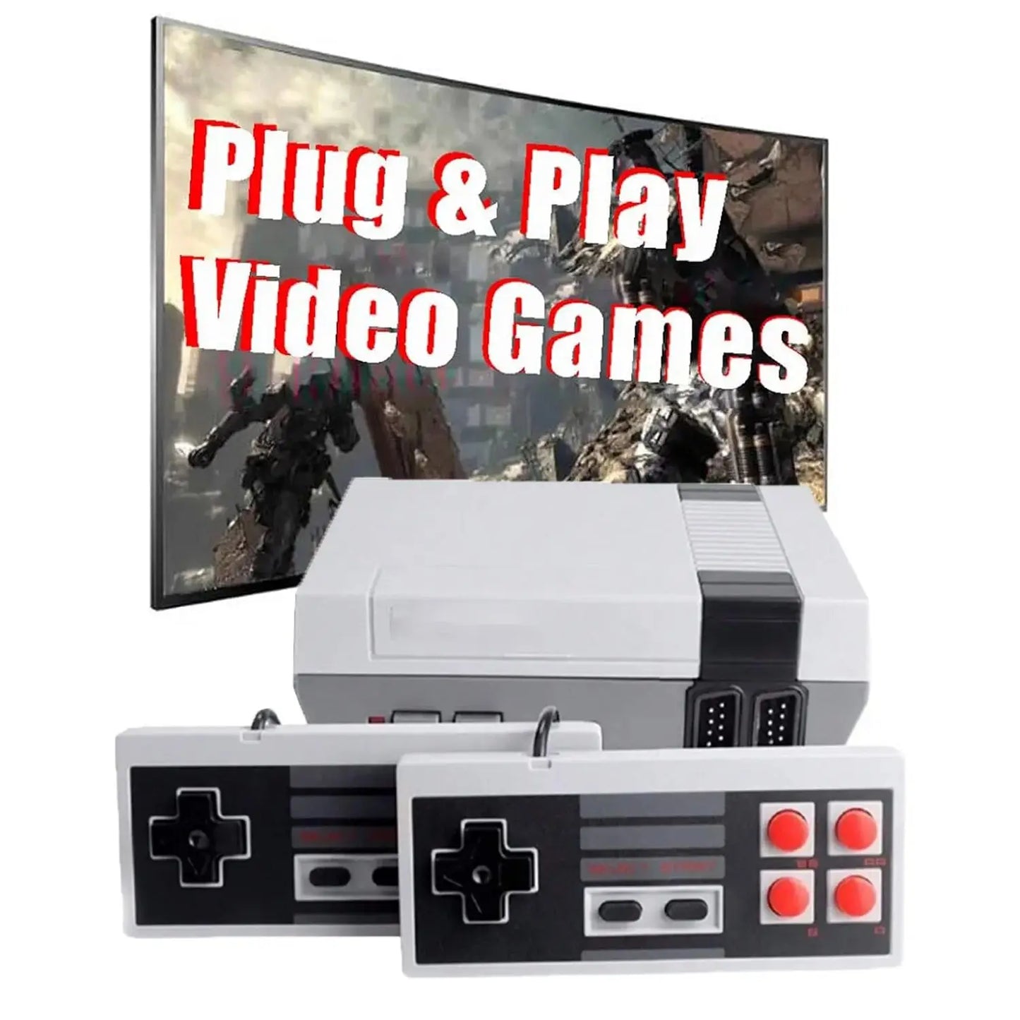 Retro Game Console, Mini Video Game System, Built-in 620 Classic Games, Plug-and-Play TV Game Console with AV Output Port Ai-TechWorld 