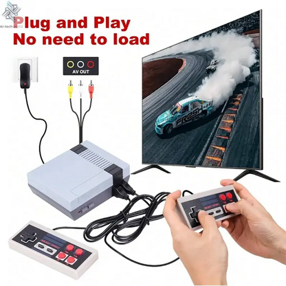 Retro Game Console, Mini Video Game System, Built-in 620 Classic Games, Plug-and-Play TV Game Console with AV Output Port Ai-TechWorld 