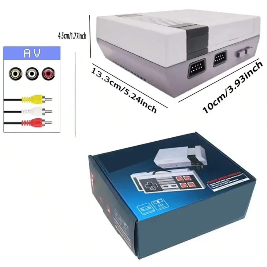 Retro Game Console, Mini Video Game System, Built-in 620 Classic Games, Plug-and-Play TV Game Console with AV Output Port Ai-TechWorld 