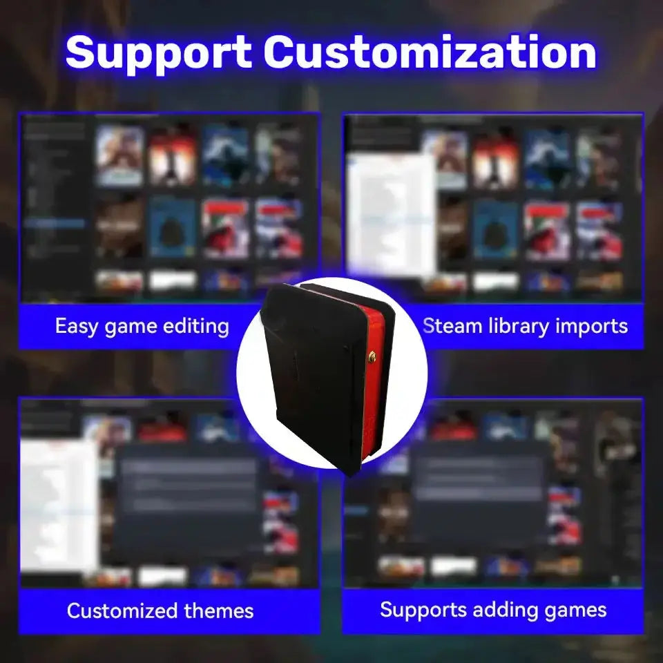 Retro X4 Gaming Console 8G RAM 2T Loaded 70000+ Games for Wii PS2 DC PSP GAMECUBE Plug-and-Play On TV Windows 11 Children's Gift Ai-TechWorld 