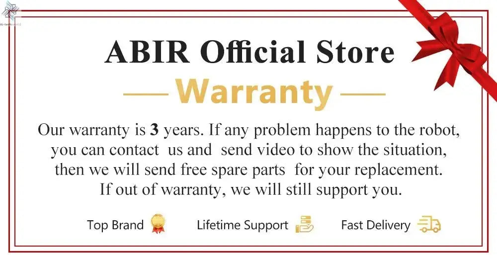 Robot Window Vacuum Cleaner ABIR WD9,4-Way Water Spray, Laser Sensor,9000PA Suction, Low Nosise,Wet Dry Scrape & Wipe in One - Ai-TechWorld