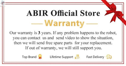 Robot Window Vacuum Cleaner ABIR WD9,4-Way Water Spray, Laser Sensor,9000PA Suction, Low Nosise,Wet Dry Scrape & Wipe in One - Ai-TechWorld