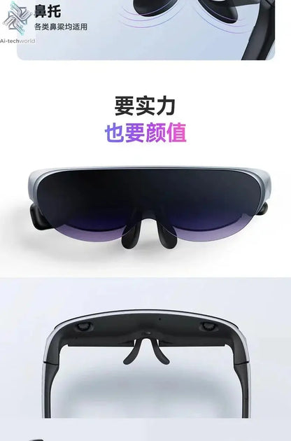 Rokid Air AR Smart Glasses 120" Screen with 1080P OLED Dual Display 43°FoV 55PPD Foldable Home Game Viewing Device Ai-TechWorld 