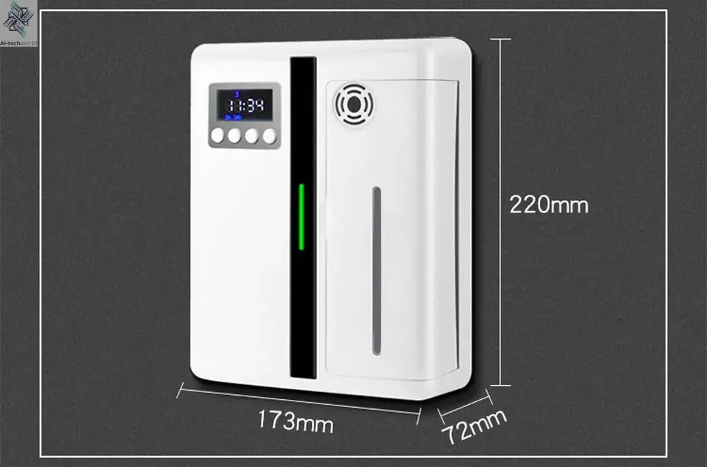 Room Fragrance Diffuser Wall Mounted Hotel Air Freshener Bluetooth Essential Oils Diffuser Built-in Fan Electric Smell For Home Ai-TechWorld 