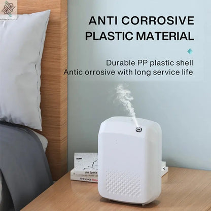 Room Fragrance Diffuser Wall Mounted Hotel Air Freshener Bluetooth Essential Oils Diffuser Built-in Fan Electric Smell For Home Ai-TechWorld 