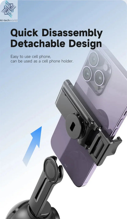 Roreta 2024 AI Smart Gimbal 360° Auto Face Tracking Gimbal All-in-one Rotation For Smartphone video Vlog Stabilizer Phone Holder Ai-TechWorld 