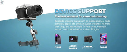 Rotating 360 Photo Booth Machine Selfie Stand Free Customize Logo With RGB Light App Remote Control For Parties Events With Case Ai-TechWorld 