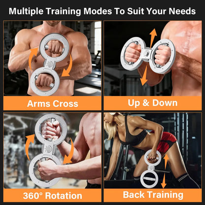 Rotator Machine Multifunctional Grip Strength Trainer 8 to 15 Pounds Adjustable Forearm Exerciser - Ai-TechWorld