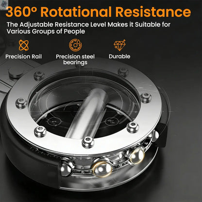 Rotator Machine Multifunctional Grip Strength Trainer 8 to 15 Pounds Adjustable Forearm Exerciser - Ai-TechWorld