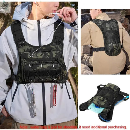 Running Chest Pack Outdoor Sports Vest Backpack For Hiking Race Marathon Bag Men Women Sports Tactical Pouch Camping Backpack Ai-TechWorld 