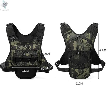 Running Chest Pack Outdoor Sports Vest Backpack For Hiking Race Marathon Bag Men Women Sports Tactical Pouch Camping Backpack Ai-TechWorld 