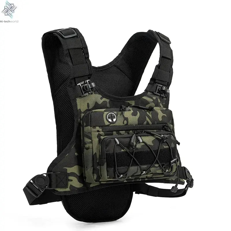 Running Chest Pack Outdoor Sports Vest Backpack For Hiking Race Marathon Bag Men Women Sports Tactical Pouch Camping Backpack Ai-TechWorld 