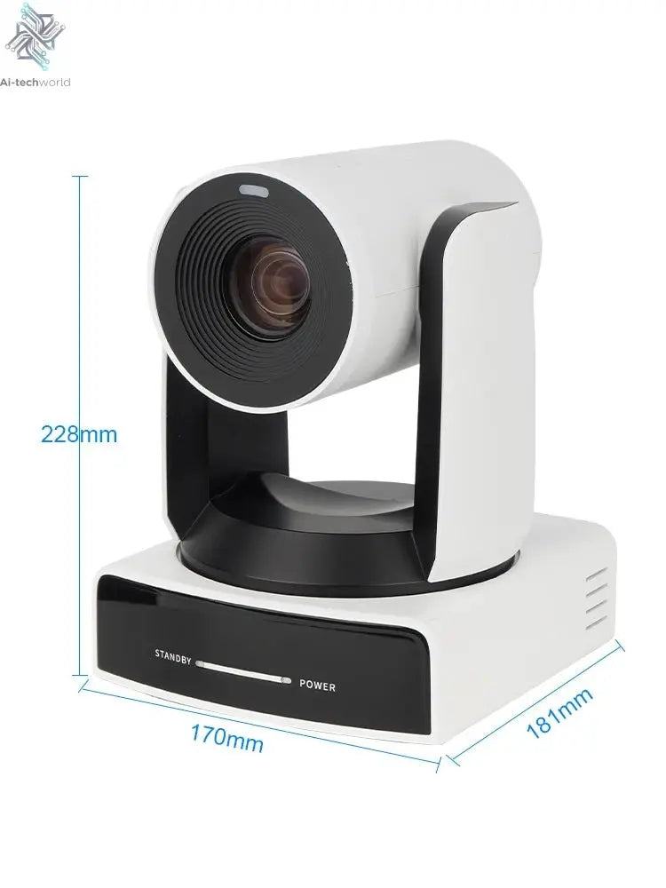 Runpu 4K NDI Camera 60FPS 30X Optical Zoom AI Auto Tracking PTZ Conference Camera with PoE HDMI SDI USB for Live Streaming OBS - Ai - TechWorld