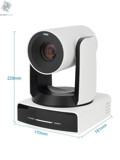 Runpu 4K NDI Camera 60FPS 30X Optical Zoom AI Auto Tracking PTZ Conference Camera with PoE HDMI SDI USB for Live Streaming OBS - Ai - TechWorld