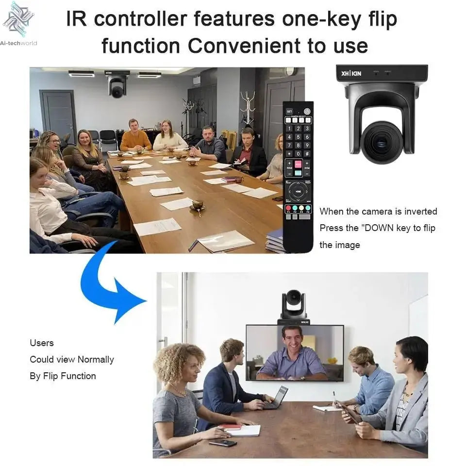 Runpu NDI PTZ Camera Ai Tracking Conference Camera Ptz Video SDI HDMI USB POE Live Streaming Camera for Video Confere Church - Ai - TechWorld