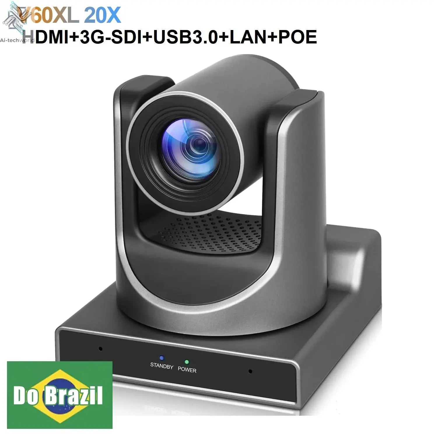 Runpu NDI PTZ Camera Ai Tracking Conference Camera Ptz Video SDI HDMI USB POE Live Streaming Camera for Video Confere Church - Ai - TechWorld
